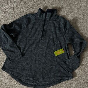 Made for Life Charcoal Quarter-Zip Top